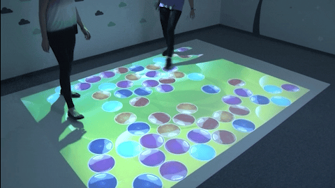 Projection on Floor